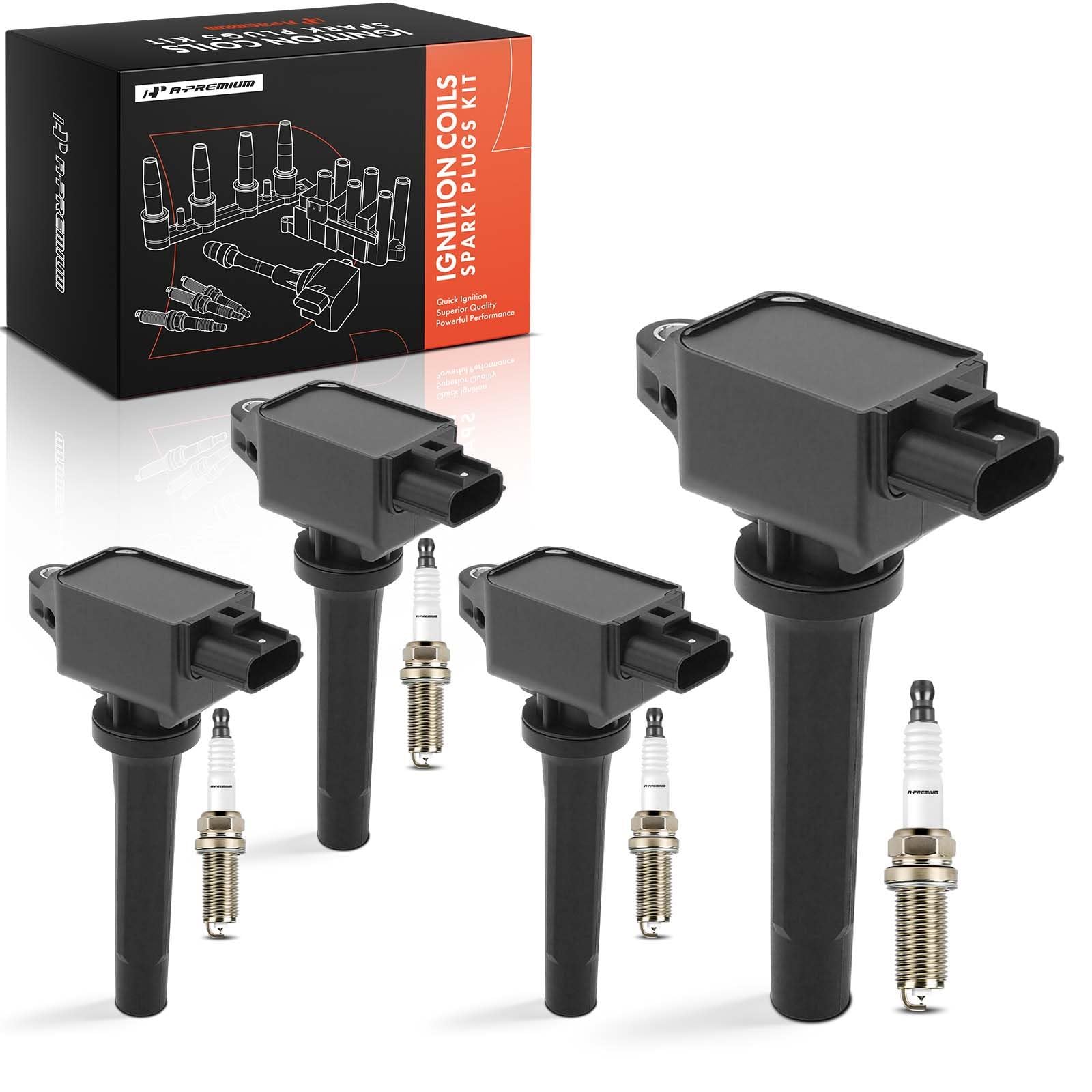 Amazon.com: A-Premium Set of 4 Ignition Coil Pack and Iridium